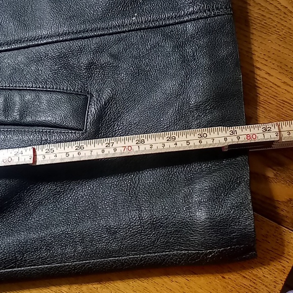 TOP GUN LEATHER Jacket Mens 2XL Preowned Summer Denim Used XXL Winter Coat - Picture 3 of 10